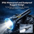 thumbnail image 4 of DAYBETTER Rechargeable Flashlights High Lumens, High-Intensity Beam Focus Tactical Flashlight, Waterproof High-Powered LED Flashlights for Outdoor, Home Emergency, Hiking, 4 of 7