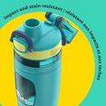 thumbnail image 3 of bubba Kids Flo Water Bottle, 16 oz (473 ml), Wide Mouth, Silicone Sleeve, Push Button Lid, 3 of 6