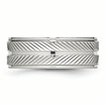 thumbnail image 3 of Stainless Steel Polished Grooved Ring, 3 of 7