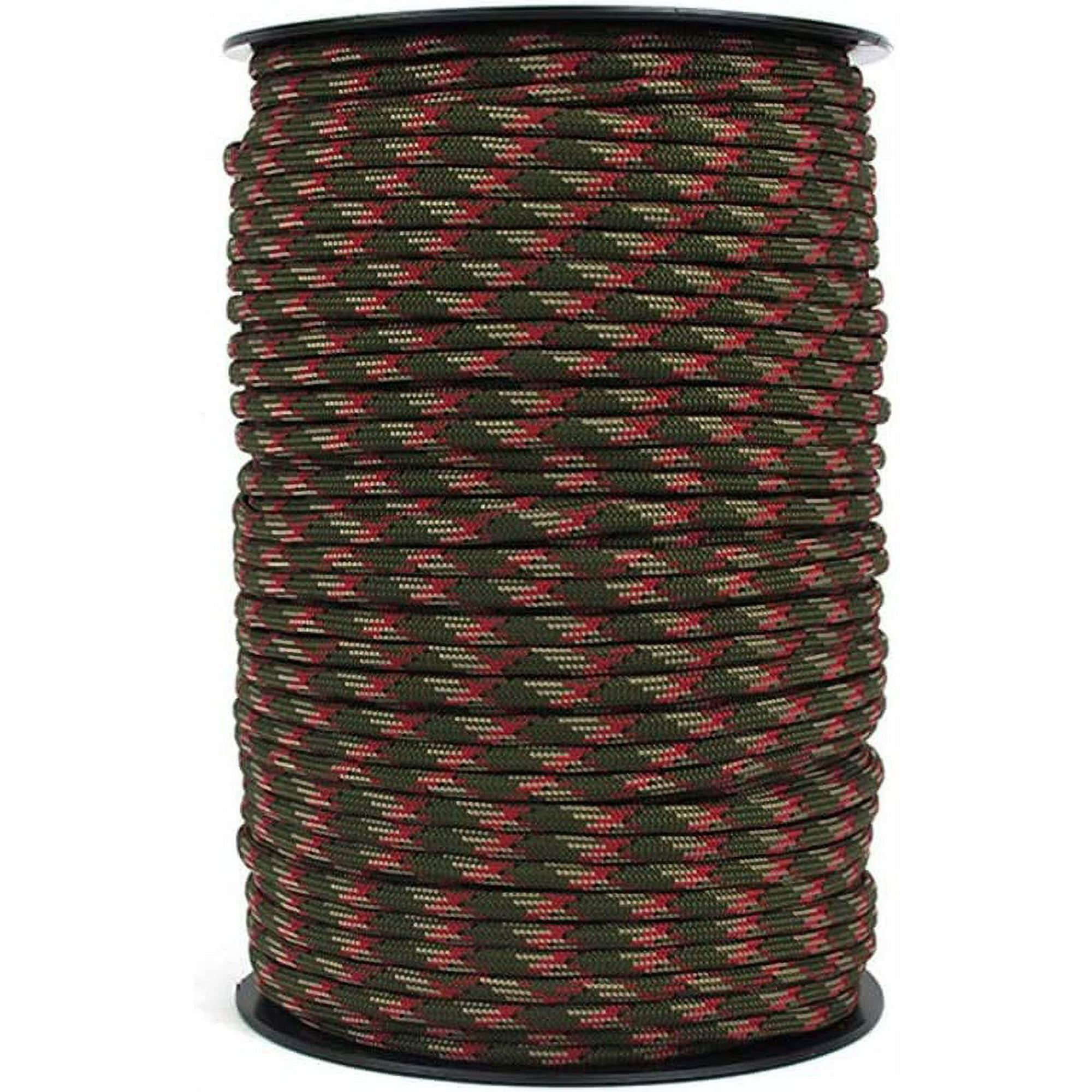 Kimaru Corde Paracorde 9 Brins 550LB 328 Pieds (100 Mètres) 4mm Corde Polyvalente Pour Camping, Tente, Tissage Et Sanglage, Corde à Linge Extérieure, Chasse, Randonnée (Désert