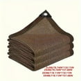 thumbnail image 3 of Durable Brown UV Protection Canopy - Outdoor Sun Shade Net - Multiple Sizes Available for Travel, Picnics, and Pools, 3 of 6