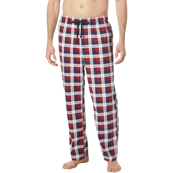 Nautica Classic Fit Drawstring Sleep Pants XX-Large Red Blue
