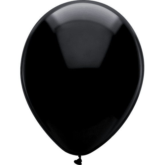 Way To Celebrate 15 Ct. 12" Plain Black Balloons