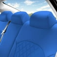 thumbnail image 2 of For 2019-2024 Kia Forte FH Group Neoprene Custom Fit Waterproof Car Seat Covers - Rear Set Solid Blue, 2 of 6