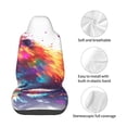 thumbnail image 4 of Picia Watercolor Butterfly Guinea Pig Print Waterproof Sweating Car Seat Cover for Post Gym Workout, Running, Beach and Hiking, Universal Fit Anti-Slip Bucket Seat Protector, 4 of 5
