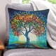 thumbnail image 1 of Life Tree Fundas de almohada de terciopelo con tema, regalos de funda de almohada, decoración para el hogar, cojín de lanzar, regalo de cumpleaños para fans y parejas. 40cm x 40cm., 1 of 6