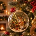 thumbnail image 3 of Clearance Glowing Christmas Story Ornament Christmas Tree Moose Decoration Hanging Ball Mini Holiday Decor for Tree Window Mantel Shelf Festive Keepsake Gift, 3 of 6