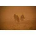 thumbnail image 2 of U.S. Marines In A Sand Storm Returning To Their Vehicles After Patrolling A Nearby Mountain Ridge In Bakwa Afghanistan, 2 of 2
