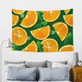 thumbnail image 5 of Xecao Orange Print Tapestry, Wall Hanging Room Funny Decor, Backdrop Room Decor for Bedroom Living Room dormitory, 5 of 8