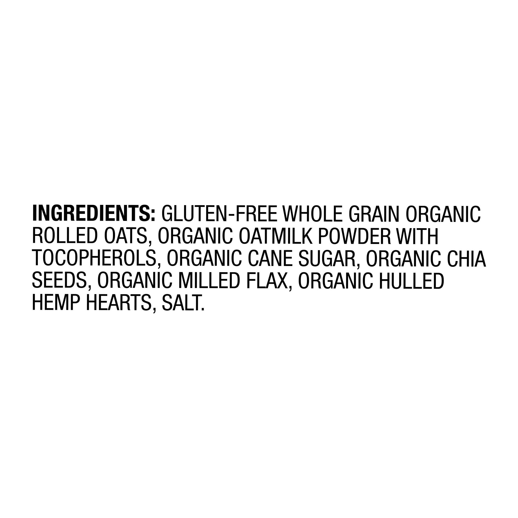 (2 pack) Oatsome Organic & Gluten-Free Overnight Oats with Chia, Flax & Hemp, 12oz Bag