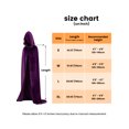 thumbnail image 3 of Fancy Cosplay Costumes Cosplay Costumes Velvet Cloak Long Hooded Cloak Halloween gift 110-130-150-170 Family-Match, 3 of 7