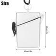 thumbnail image 4 of Waterproof ID Card Badge Holder Case Sports Case Vertical Badge Holders with Lanyard and Keychain, TSV Heavy Duty Durable Locker Dry Box for Credit Cards, Registration Card (Clear, Plastic, 3 or 1PCS), 4 of 9