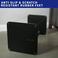 thumbnail image 3 of VIVO Universal Black 24" Tall Tensegrity Floor Speaker Stand, Floating Platform, 3 of 9
