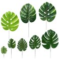 thumbnail image 4 of Coofit Artificial Leaves Stems Realistic 20PCS Fake Leaf Faux Greenery Leaf for Home, 4 of 10