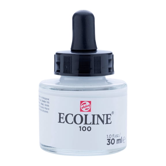 Ecoline Liquid Watercolour, 30ml Jar, White