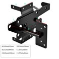 thumbnail image 2 of Nidaye Pestillo De Puerta Autoblocante - Palanca De Gravedad Automática De Montaje En Poste Pestillos De Puerta De Cerca De Madera Con Sujetadores/Pestillo De Puerta De Acero Con Acabado Negro Para As, 2 of 5