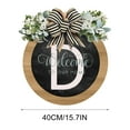 thumbnail image 4 of Last Name Year Round Front Door Wreath Decorative Hanging Plaques In Front Of The Door, 4 of 4