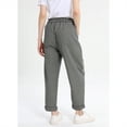 thumbnail image 4 of Women's Casual Cotton Linen Pant w/Unique Pockets Style-1 M, 4 of 5