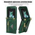 thumbnail image 2 of Allytech Wallet Case for Samsung Galaxy Z Flip7 with Card Holder, Crossbody Case Wallet with Zipper Pocket, Shoulder Strap, PU Leather Kickstand Shockproof Case for Women - Green, 2 of 14