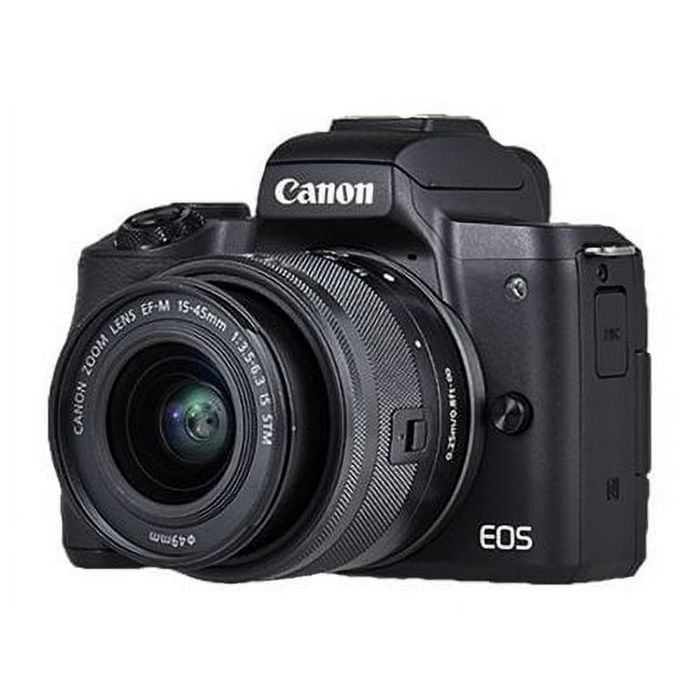 Canon EOS M50 - Video Creator Kit - digital camera - mirrorless - 24.1 MP -  APS-C - 4K / 24 fps - 3x optical zoom EF-M 15-45mm IS STM lens 