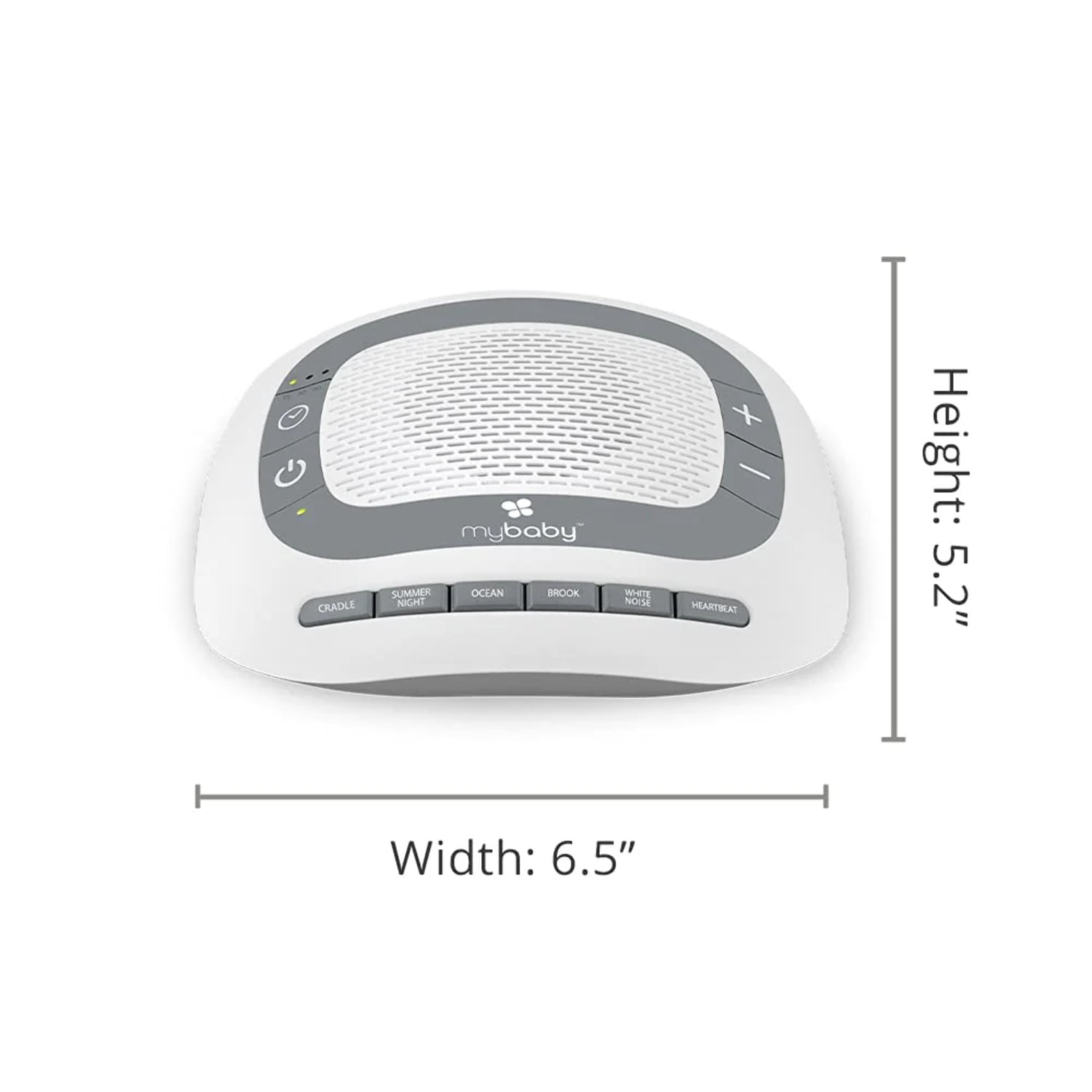 Homedics MyBaby SoundSpa, Portable Infant Soother, White Noise