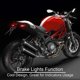 thumbnail image 3 of 4PCS Indicadores de motocicleta Luces de señal de giro circulares Señales de giro de motocicleta Luces de circulación diurna Luces de freno 12V para motocicleta, 3 of 5