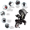 thumbnail image 3 of Triciclo Evolutivo Para Niños Tipo Carriola Asiento 360° 7 En 1 Luz Y Sonido Gris, 3 of 5