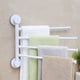 thumbnail image 3 of Toallero giratorio con ventosa, sin perforaciones, estante de baño creativo Simple, barra de toalla para secado de inodoro, 3 of 5