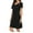 Black, variant on Cotton Cardigan Nightgown for Women Button Down Sleep Dress Short Sleeve Night Gowns Solid Color Short Sleep Dress Soft Comfy Loungewear 2025 Wine M