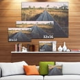 thumbnail image 3 of Wood Footpath on the Bog in Fall - Large Landscape Canvas Art, 3 of 4