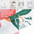thumbnail image 6 of Peach Shower Curtain, Watercolor All Fruits Peach with Green Leaf Cute Bathroom Curtain Home Decor Waterproof Fabric Machine Washable with 12 PCS Hooks,72" Wx72 L, 6 of 6