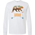 thumbnail image 3 of Inktastic Utah Vacation Bear Silhouette Long Sleeve T-Shirt, 3 of 5