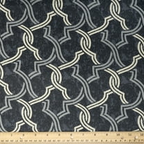 Waverly Inspirations 54" 100% Cotton Lattice Sewing & Craft Fabric 9 yd By the Bolt, Charcoal Gray