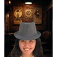 thumbnail image 7 of SILVERFEVER Pinstripe Fedora Men's Women's Thin Brim Trbly Hat Gangster Gatsby Costume Hats, 7 of 7