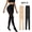 3NUD+3BLK, variant on Opaque Tights for Women Tummy Light Compression Tights Control Top Pantyhose
