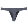 thumbnail image 3 of TANBOM Men's Sexy Bulge Pouch Thong Underwear Tagless Comfortable Breathable Dark Grey L, 3 of 6
