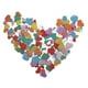 thumbnail image 3 of Valentines Day Craft Supplies Heart Shaped Glitter Stickers for Crafts Multi Color 200 Pieces, 3 of 5
