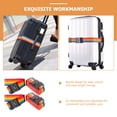 thumbnail image 5 of Cargo Tie-down Strap Password Luggage Belt Rainbow Suitcase Straps Buckle Packing Plastic 4 Pcs, 5 of 6