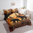 thumbnail image 3 of Homewish Wildlife Bear Twin Bedding Sets 7-Piece for Kids Teens,Jungle Animal Bedding Comforter Set Microfiber,Moutain Jungle Breathable Sheet Sets,Super Cozy Room Decor,Reversible, 3 of 8