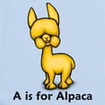 thumbnail image 2 of CafePress - A Is For Alpaca Infant Bodysuit - Baby Light Bodysuit, Size Newborn - 24 Months, 2 of 4