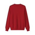 thumbnail image 6 of CHGBMOK Women Plus Size Round Neck Knit Cardigan Sweater Long Sleeve Button Down Casual Open Front Coat with Pockets Lightweight Fall Winter Outerwear, 6 of 8