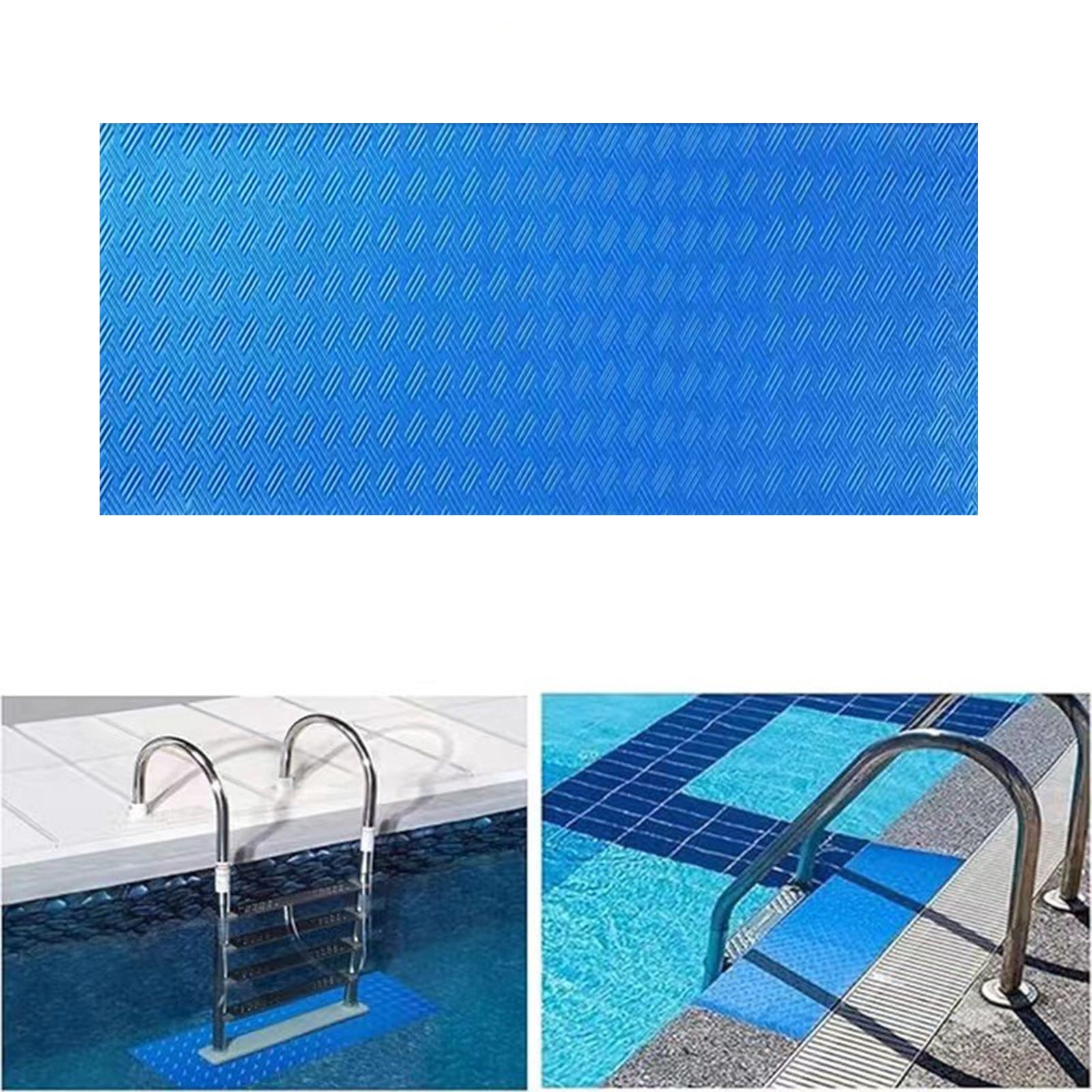 Rampe De Sauvetage Pour Animaux De Piscine - Tissu Oxford Bleu, Flotteur Et Sac Lesté - Pour Sauver Petits Animaux