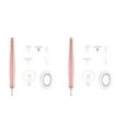 thumbnail image 1 of ziyahi Diamond Pen Diamond Dual Replaceable Diamond Precision Drill Patterns gold, 1 of 6