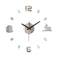 thumbnail image 2 of Pared Reloj Diy Ps Reloj Silencioso Espejo Reloj Mural Calcomanía Decoración De Pared Reloj 3D Ps Espejo Pegatina Vogacara HA025329-01, 2 of 7