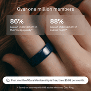 Oura Ring 4 Ceramic, Midnight Blue, Size 9, Smart Wearable, Sleep, Fitness & Heart Rate Tracker, 8-Day Battery (Size Before You Buy)
