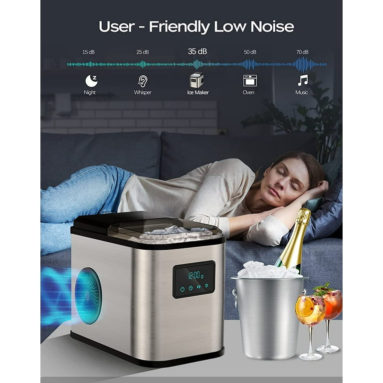 HOmeLabs Countertop Nugget Ice Maker, 60 OFF