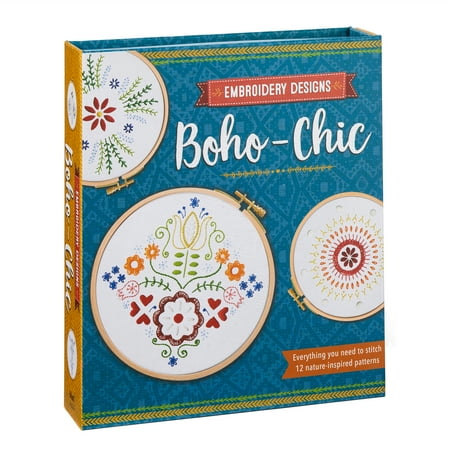 - Embroidery Designs Boho-Chic : Everything You Need to Stitch 12 Nature-Inspired Patterns