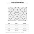 thumbnail image 5 of Rateoe Antenna Icon Pattern Flannel Throw Blanket, Ultra-soft Blanket for Bed, Couch, Car, Hypoallergenic Anti-pilling blanket-80"x60"(Horizontal), 5 of 6