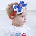 thumbnail image 5 of OAVQHLG3B 4th of July Baby Headband,Flower America Flag Headband,independence Day Headwear Hairband Fourth of July Accessories, 5 of 7