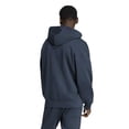 thumbnail image 3 of Adidas Men's All SZN Fleece Full-Zip Hooded Track Top, Aurora Ink, Small, 3 of 4